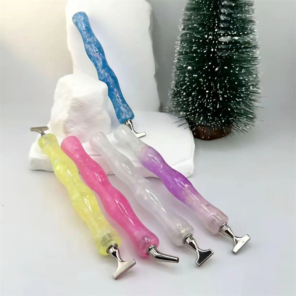 Embroidery Kit Starter - New Wavy Resin Diamond Painting Pen