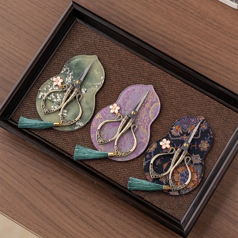 Embroidery Scissors Small - Chinese Vintage Mini Embroidery Scissors Tassel