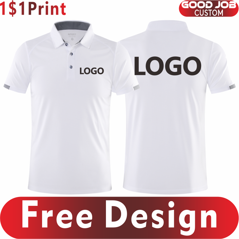 Embroidery Design Logo - Quick-drying Sports Polo Shirt Custom Design
