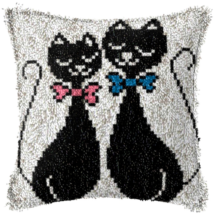 Animal Series Latch Hook Set E - đánh giá và giá Printed Embroidery Kit