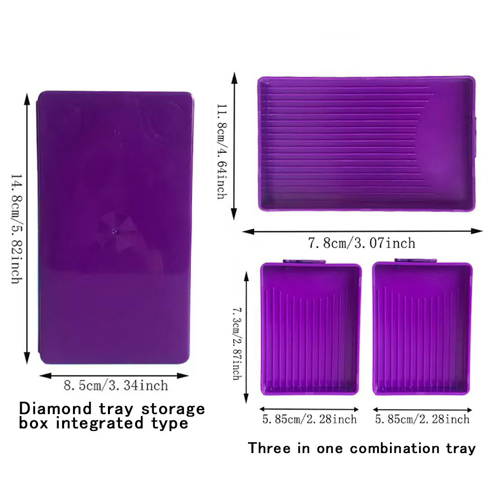 Diamond Painting Tray with Lid - đánh giá và giá Embroidery Kit Starter