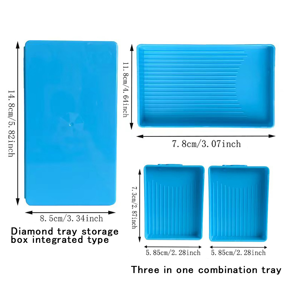 Diamond Painting Tray with Lid - đánh giá và giá Embroidery Kit Starter