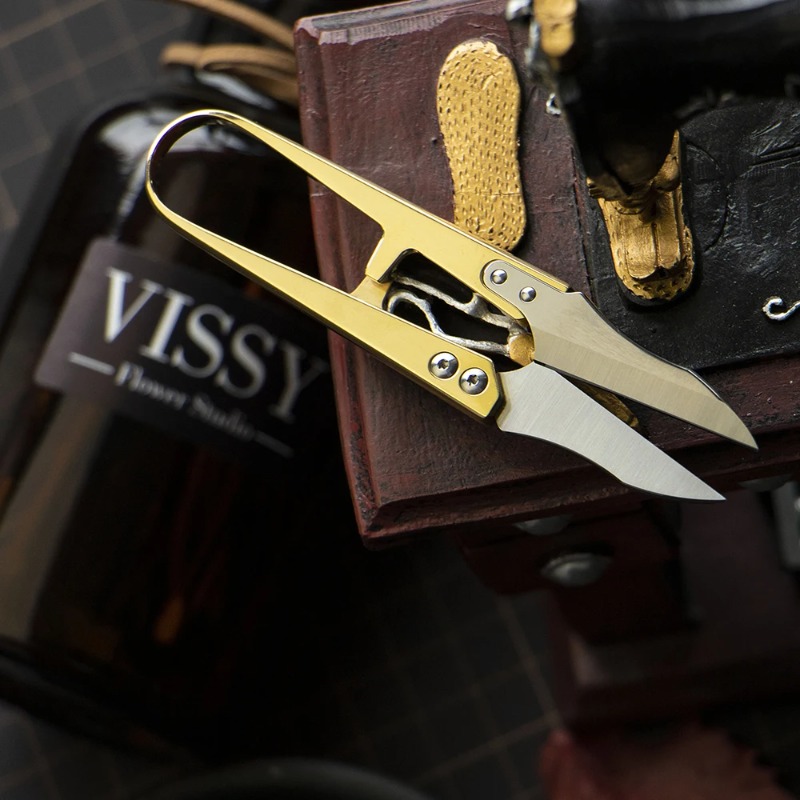 Brass Small Scissors Leather S - đánh giá và giá Embroidery Scissors Small