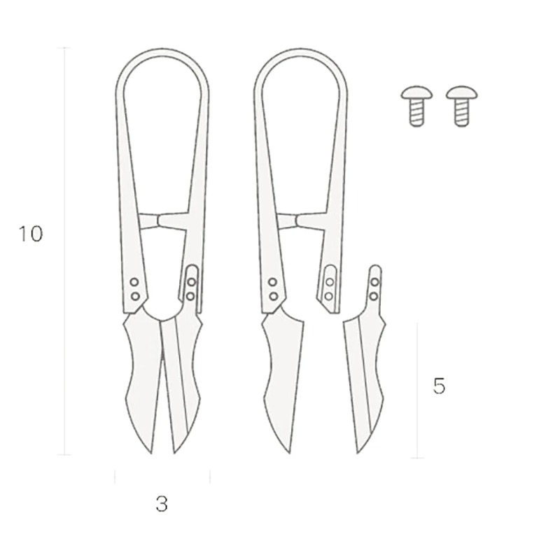 Brass Small Scissors Leather S - đánh giá và giá Embroidery Scissors Small