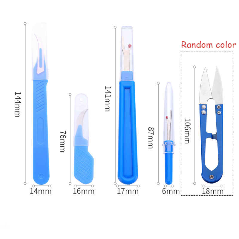 5Pcs Blue Sewing Ripper Kit wi - đánh giá và giá Embroidery Yarn