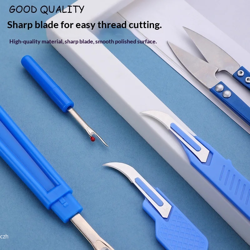 5Pcs Blue Sewing Ripper Kit wi - đánh giá và giá Embroidery Yarn