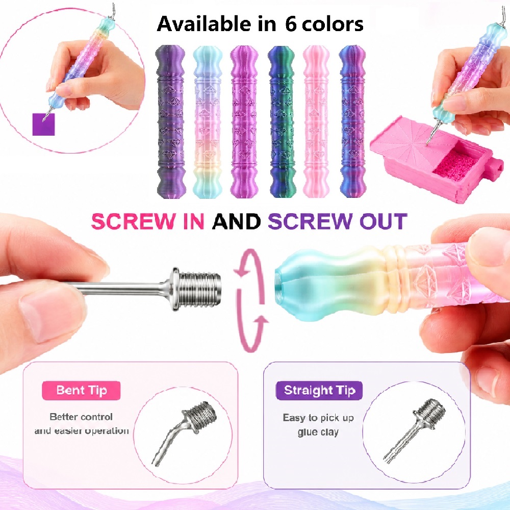 3D Diamond Pattern Dotting Pen - đánh giá và giá Embroidery Kit Starter