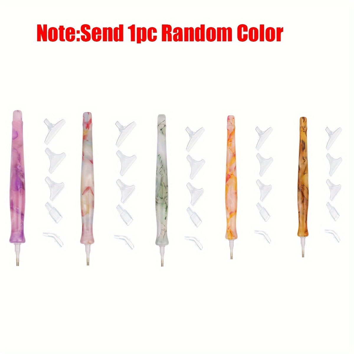 1pc Random Color Resin Retro D - đánh giá và giá Embroidery Service