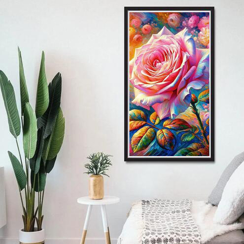 Large Size Picture Full Crysta - đánh giá và giá Embroidery Roses