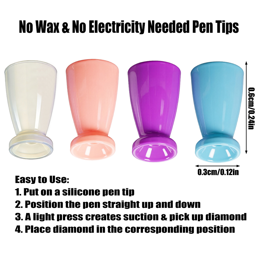 10PCS Mini Silicone Tips For D - đánh giá và giá Embroidery Kit Starter
