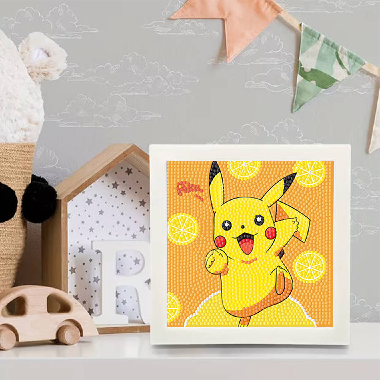 Keeppley&Pokemon Crystal Diamo - đánh giá và giá Embroidery Service