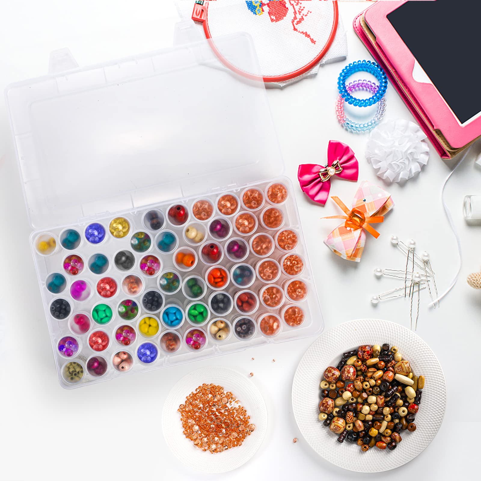 1pc 24/30//38/60 Slots Plastic - đánh giá và giá Embroidery Kit Starter