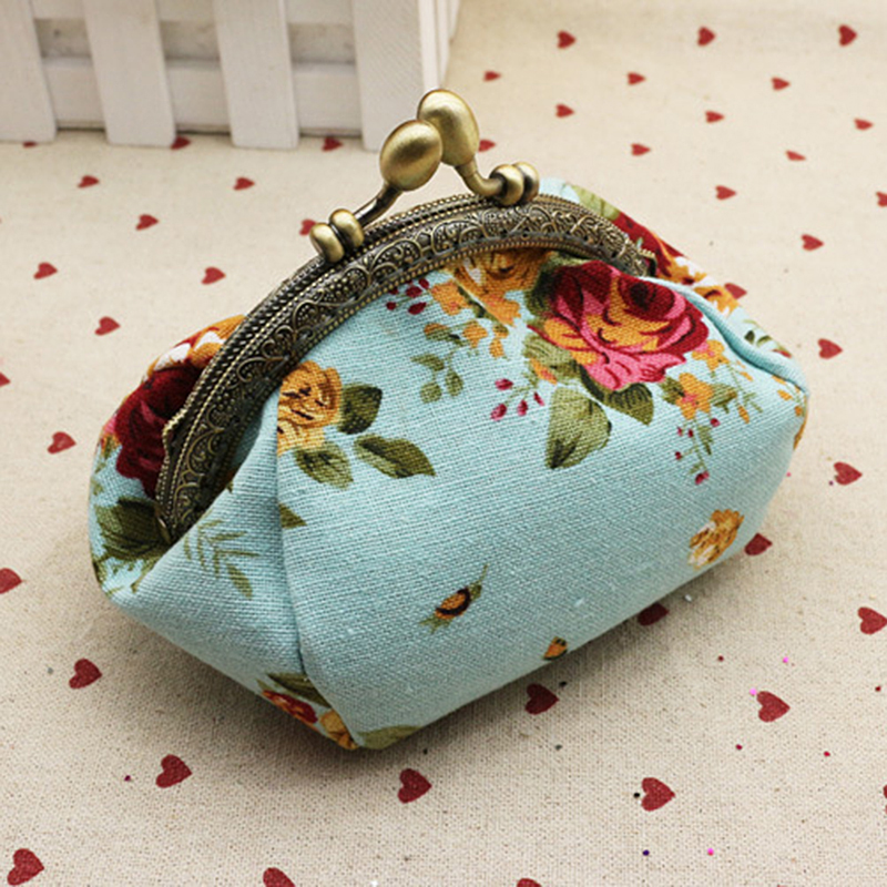 Women's Vintage Rose Print Can - đánh giá và giá Embroidery Wallet