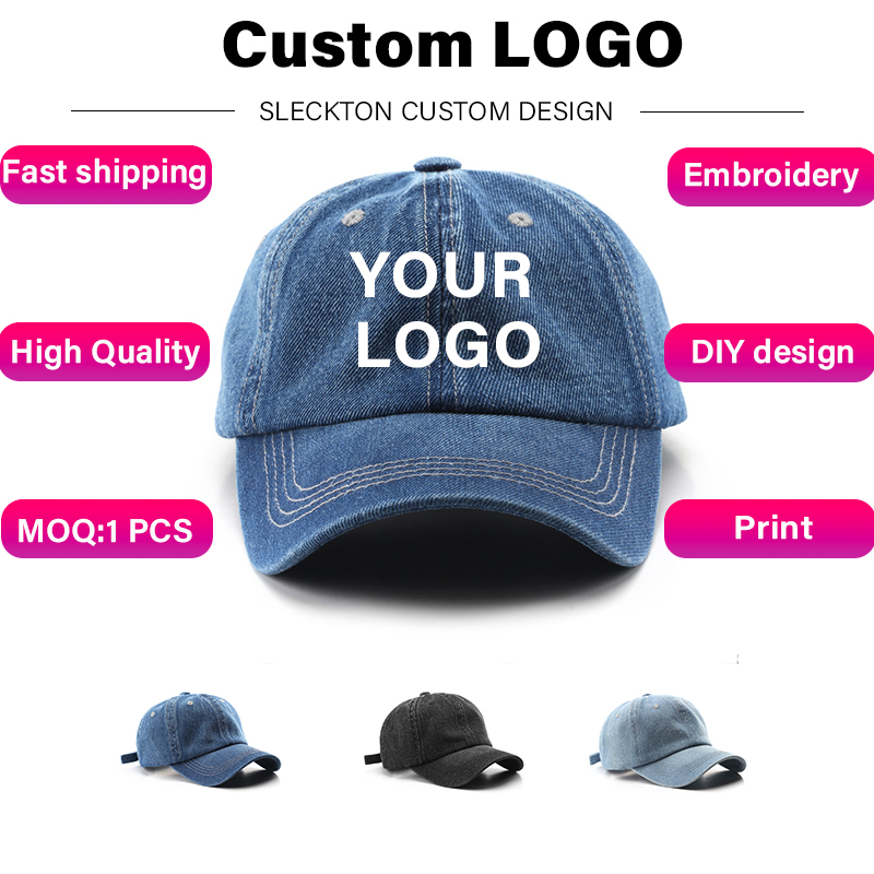 SLECKTON Custom Hat Logo Embro - đánh giá và giá Embroidery Design Logo