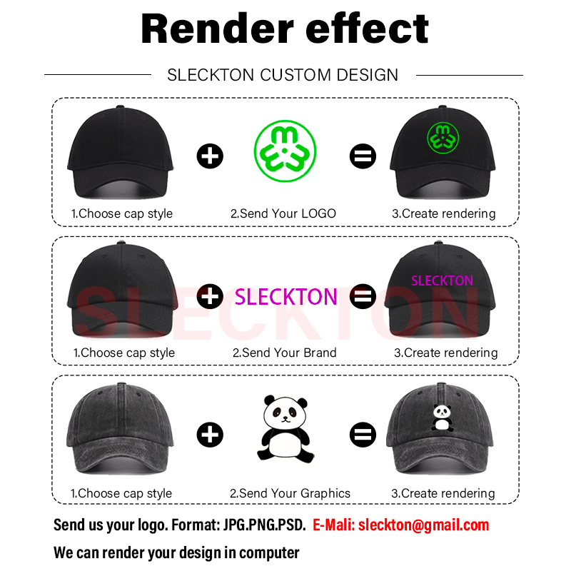 SLECKTON Custom Hat Logo Embro - đánh giá và giá Embroidery Design Logo