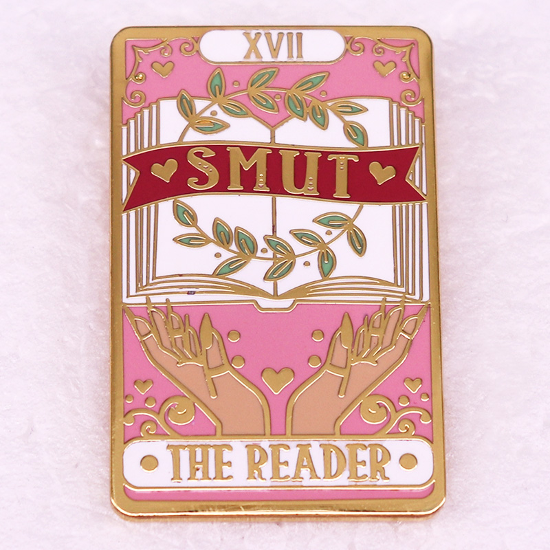 SMUT The Reader Book Enamel Pi - đánh giá và giá Embroidery Wallet