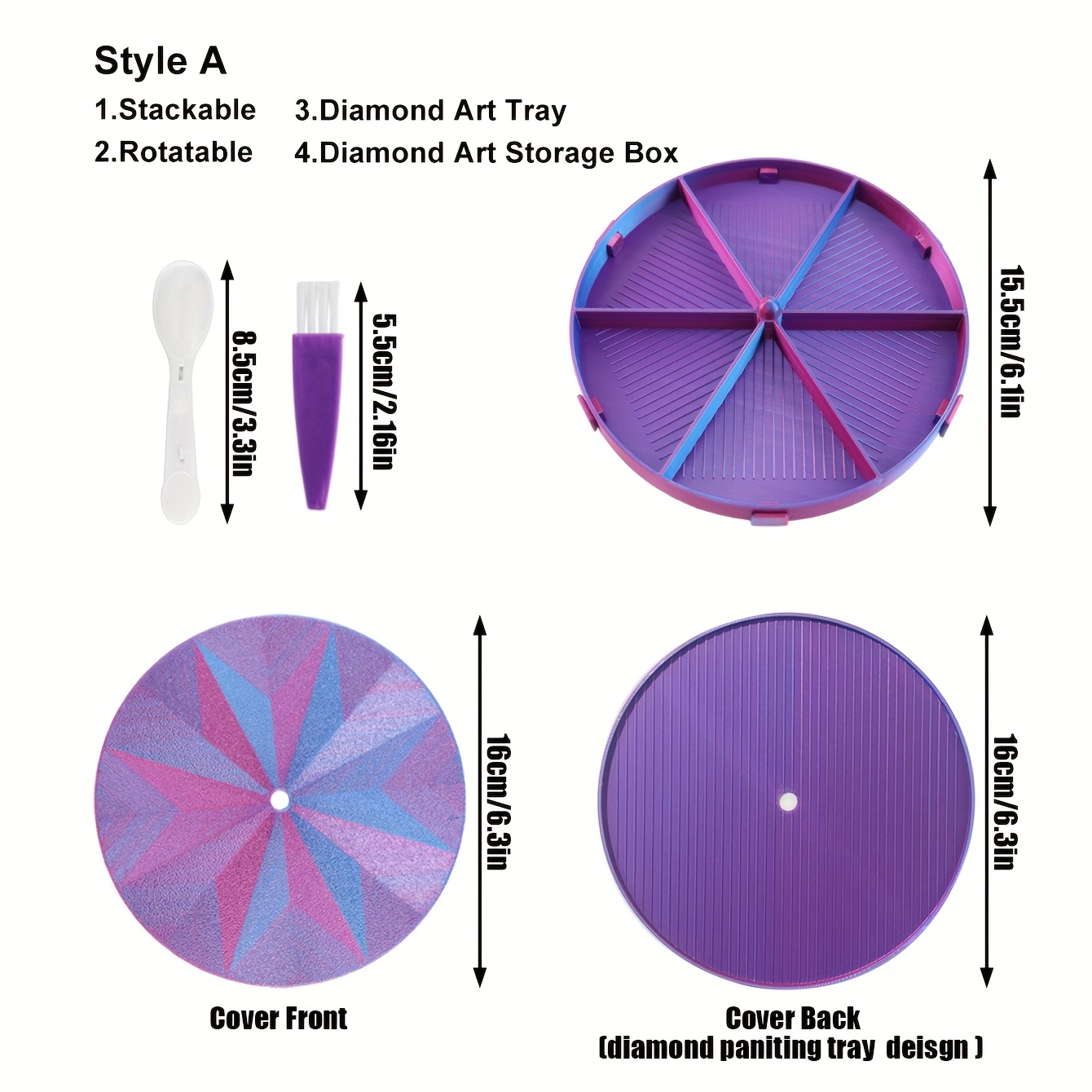 Diamond Painting Tray Storage  - đánh giá và giá Embroidery Kit Starter