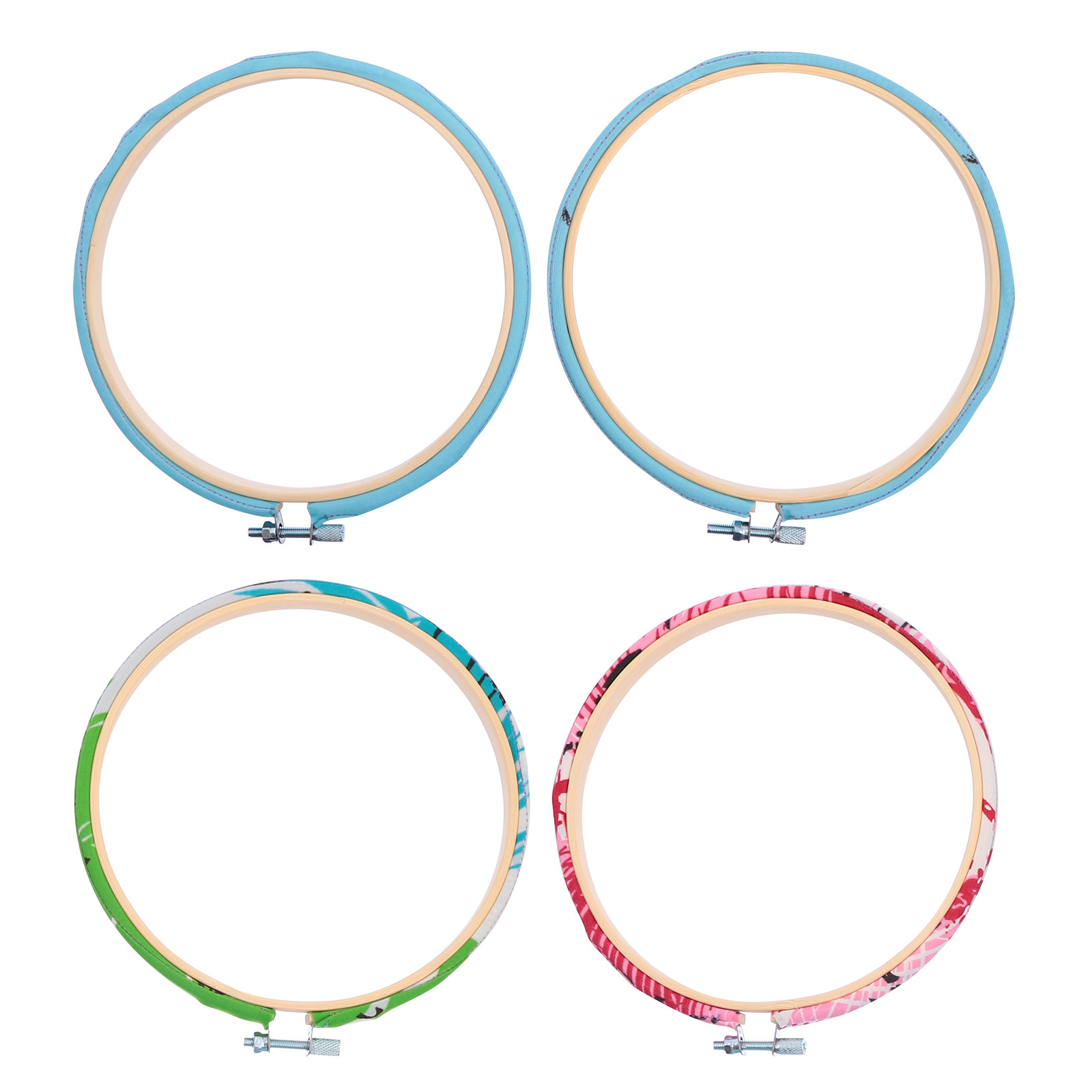 4Pcs Cross Stitch Hoops Wooden - đánh giá và giá Hoop Tightener Tool