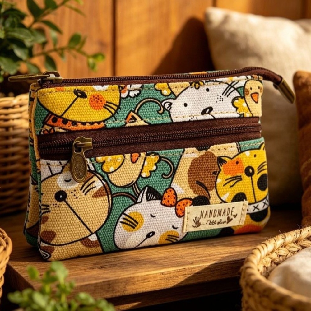Cartoon Printed Coin Purse Wat - đánh giá và giá Embroidery Wallet