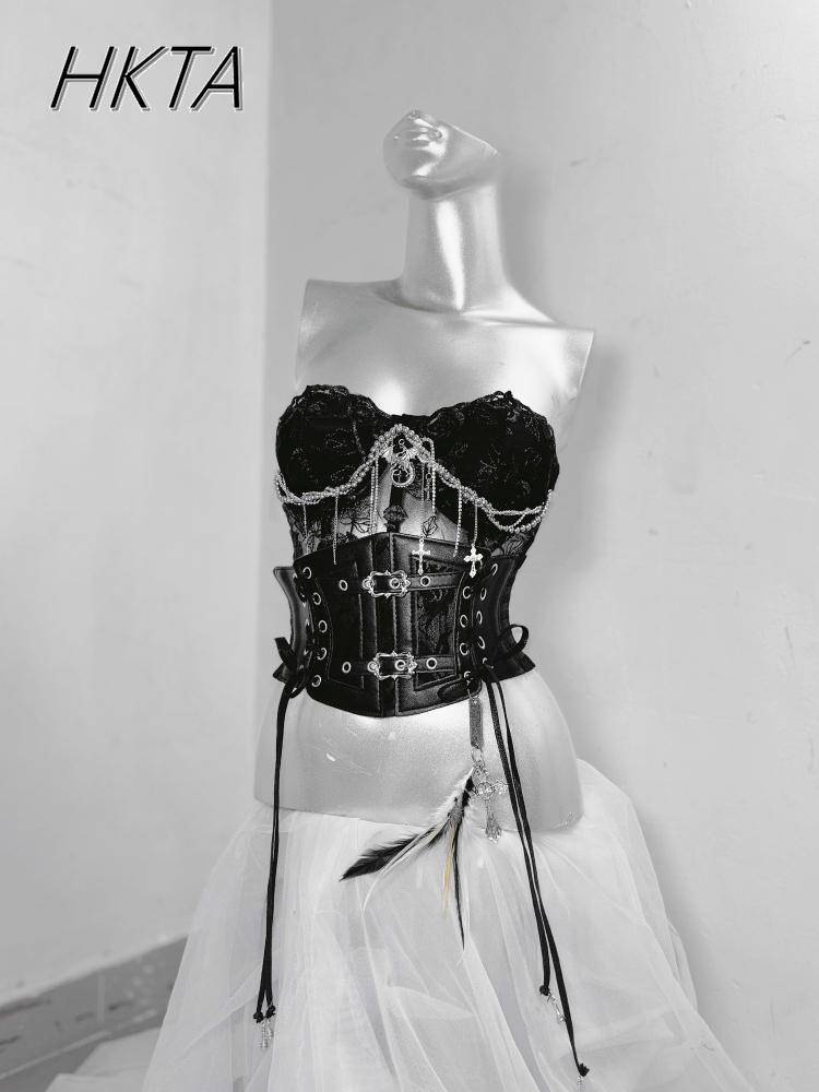 Dark Style Goth Metal Chain Wa - đánh giá và giá Embroidery Roses