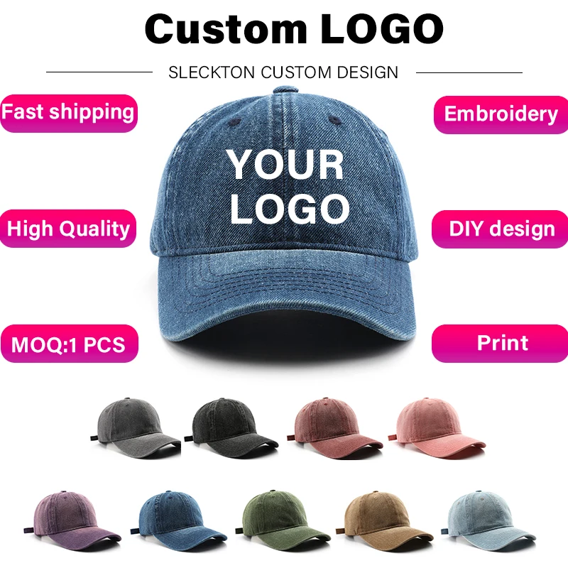 SLECKTON Custom LOGO Baseball  - đánh giá và giá Embroidery Design Logo