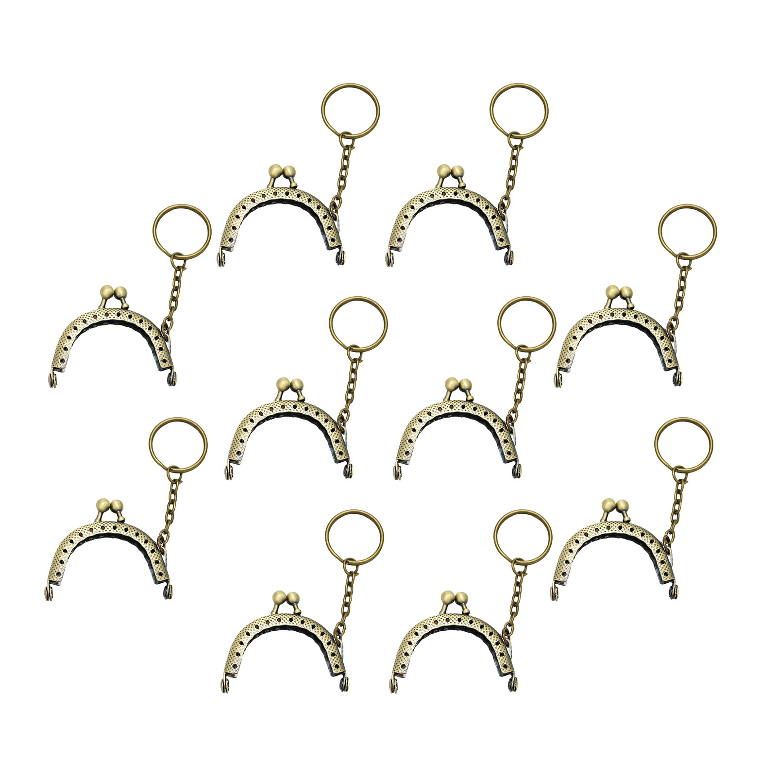 10 Pieces Bag Kiss Clasp Lock  - đánh giá và giá Embroidery Wallet