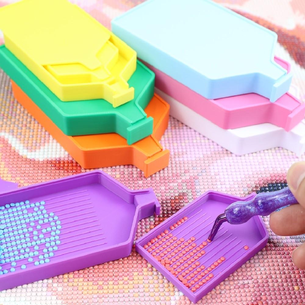 DIY 3Pcs Diamond Painting Tray - đánh giá và giá Embroidery Kit Starter