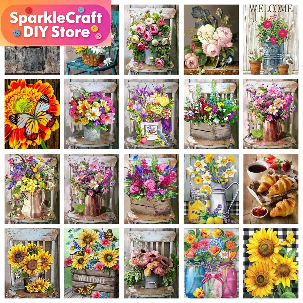 1pc frameless  Diamond Paintin - đánh giá và giá Embroidery Roses