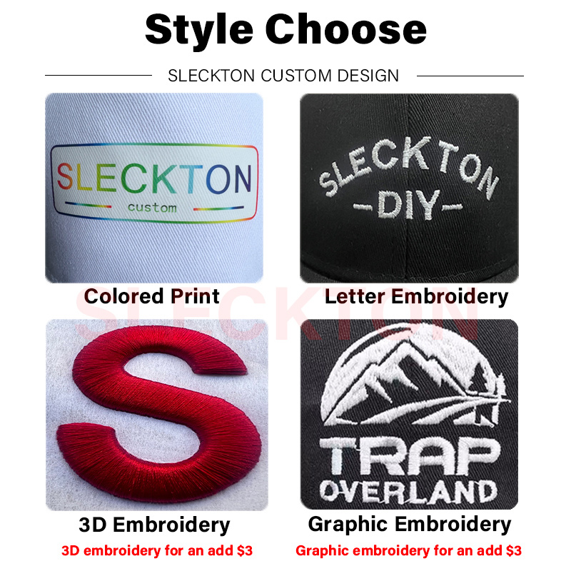 SLECKTON Custom Logo Baseball  - đánh giá và giá Embroidery Design Logo