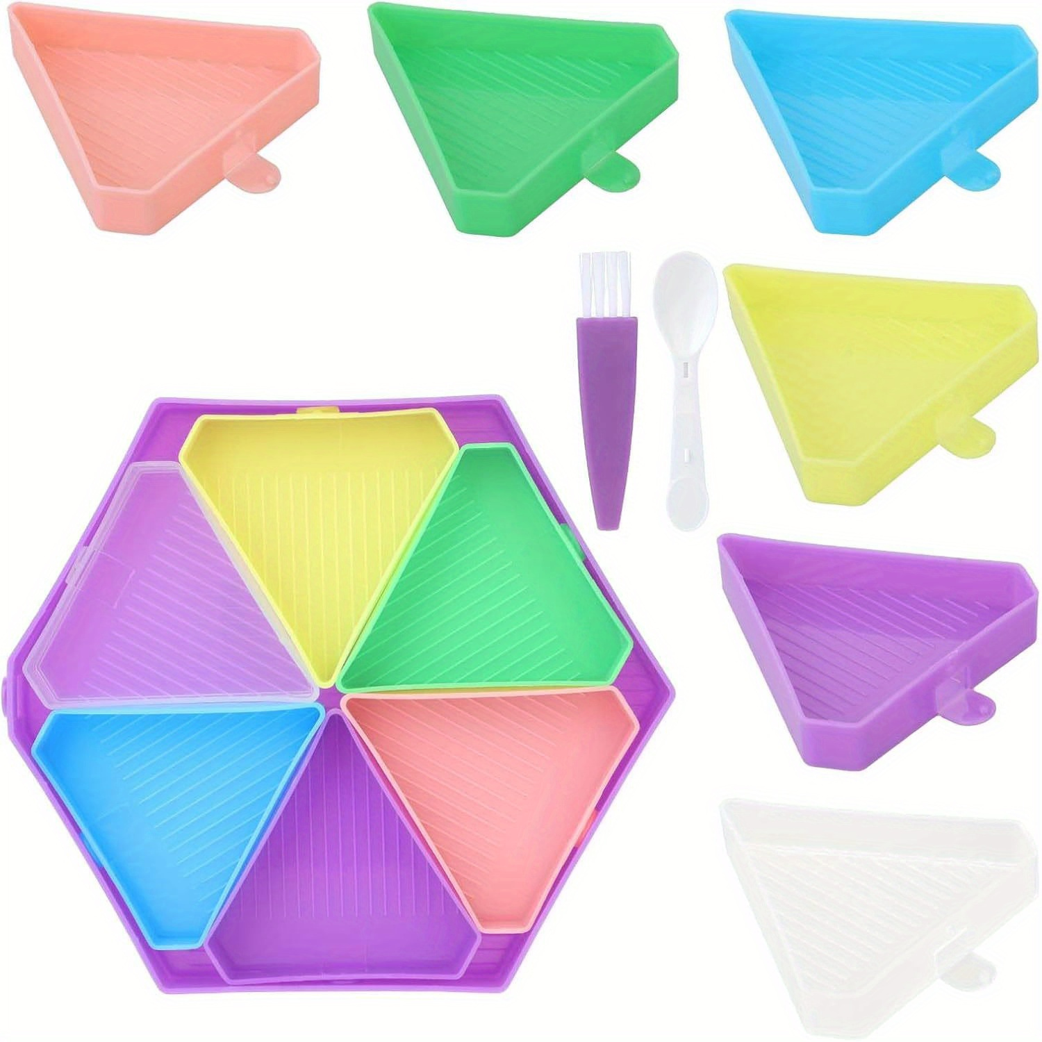9PCS New Diamond Painting Tray - đánh giá và giá Embroidery Kit Starter