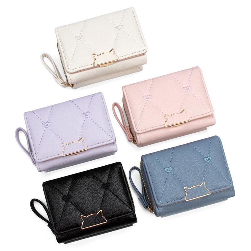 PU Leather Short Wallet With C - đánh giá và giá Embroidery Wallet