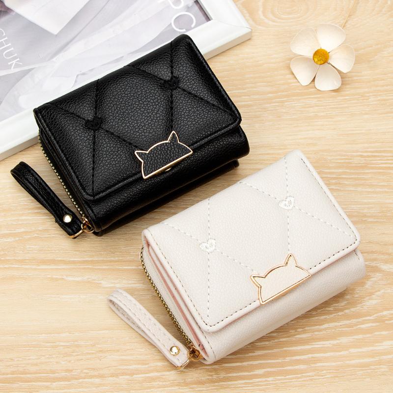 PU Leather Short Wallet With C - đánh giá và giá Embroidery Wallet
