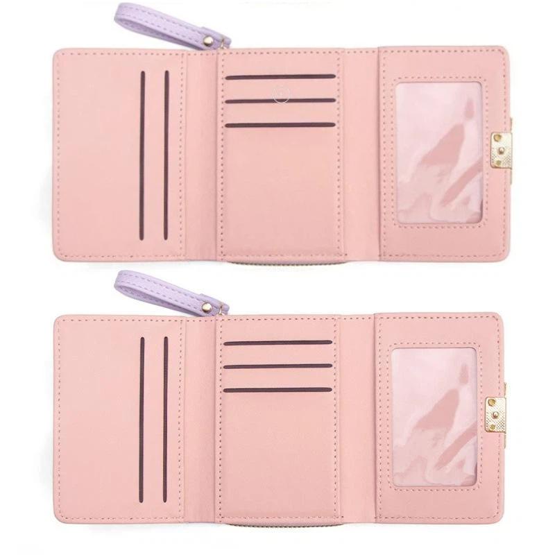 PU Leather Short Wallet With C - đánh giá và giá Embroidery Wallet