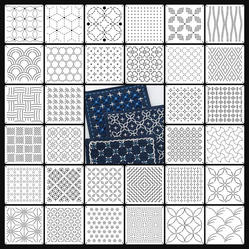 [J]9/32Pcs Sashiko Embroidery  - đánh giá và giá Embroidery Service