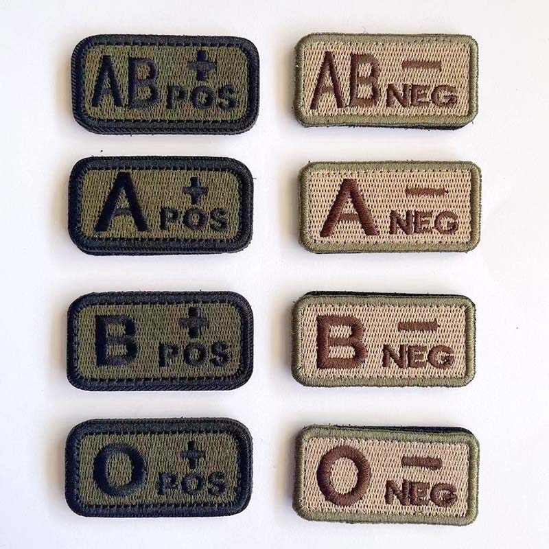 1 /2 PCS,A B AB O POS-NEG Bloo - đánh giá và giá Embroidery Fonts