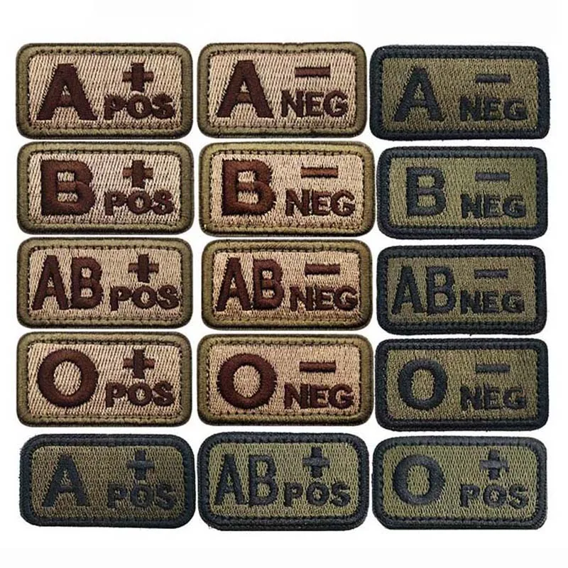 1 /2 PCS,A B AB O POS-NEG Bloo - đánh giá và giá Embroidery Fonts