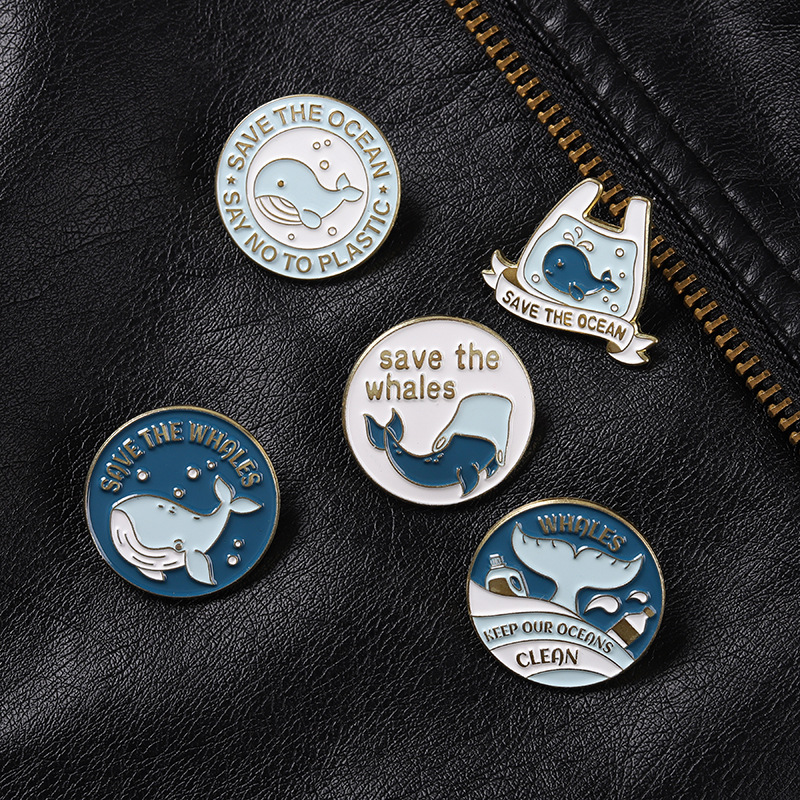 Cute Cartoon Whale Brooch Pins - đánh giá và giá Embroidery Fish