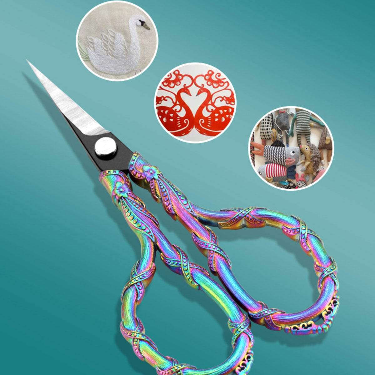New Vine Vintage Scissors Tail - đánh giá và giá Embroidery Scissors Small