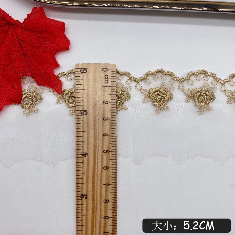 Gold thread embroidery rose fl - đánh giá và giá Embroidery Roses