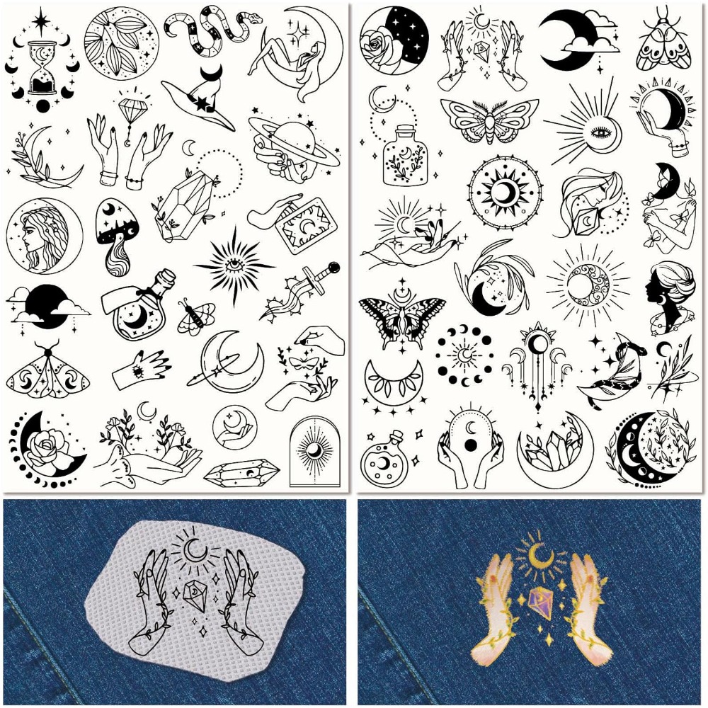 51Pcs Boho Moon Sun Water Solu - đánh giá và giá Embroidery Yarn